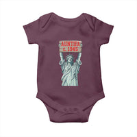Antifa Fascism Baby Onesie Statue of Liberty Anti Fascism Patriotic - Wonder Print Shop