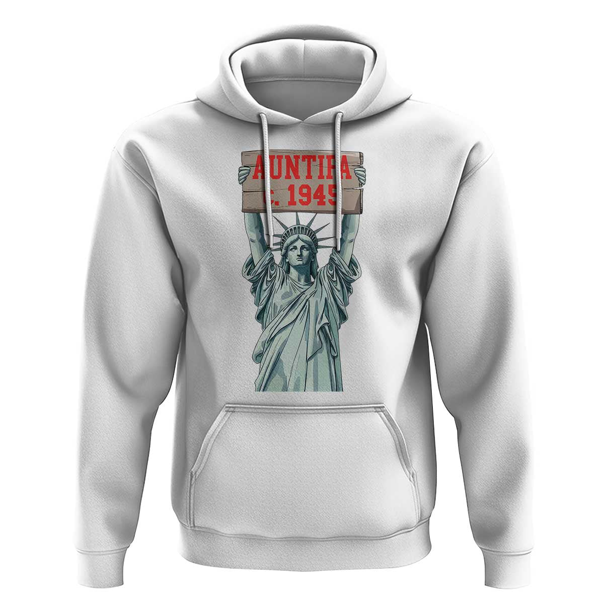 Antifa Fascism Hoodie Statue of Liberty Anti Fascism Patriotic - Wonder Print Shop