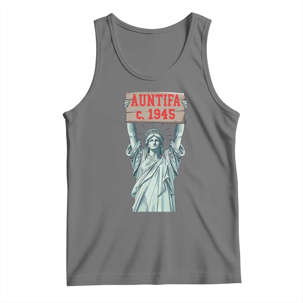 Antifa Fascism Tank Top Statue of Liberty Anti Fascism Patriotic - Wonder Print Shop
