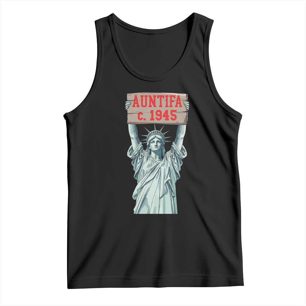 Antifa Fascism Tank Top Statue of Liberty Anti Fascism Patriotic - Wonder Print Shop
