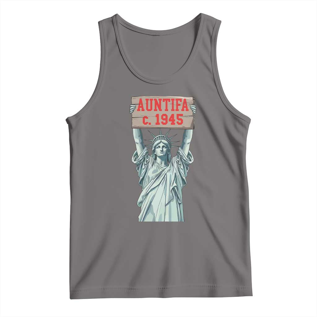 Antifa Fascism Tank Top Statue of Liberty Anti Fascism Patriotic - Wonder Print Shop