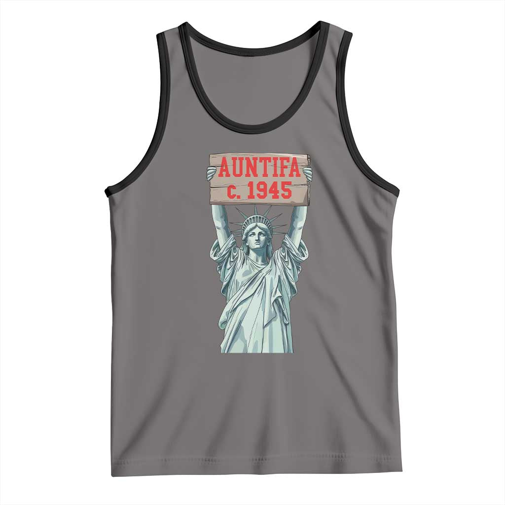 Antifa Fascism Tank Top Statue of Liberty Anti Fascism Patriotic - Wonder Print Shop