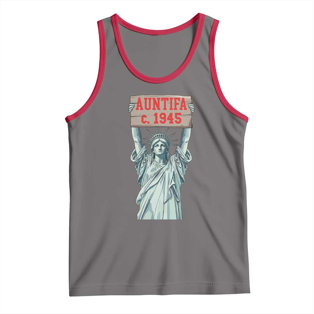 Antifa Fascism Tank Top Statue of Liberty Anti Fascism Patriotic - Wonder Print Shop