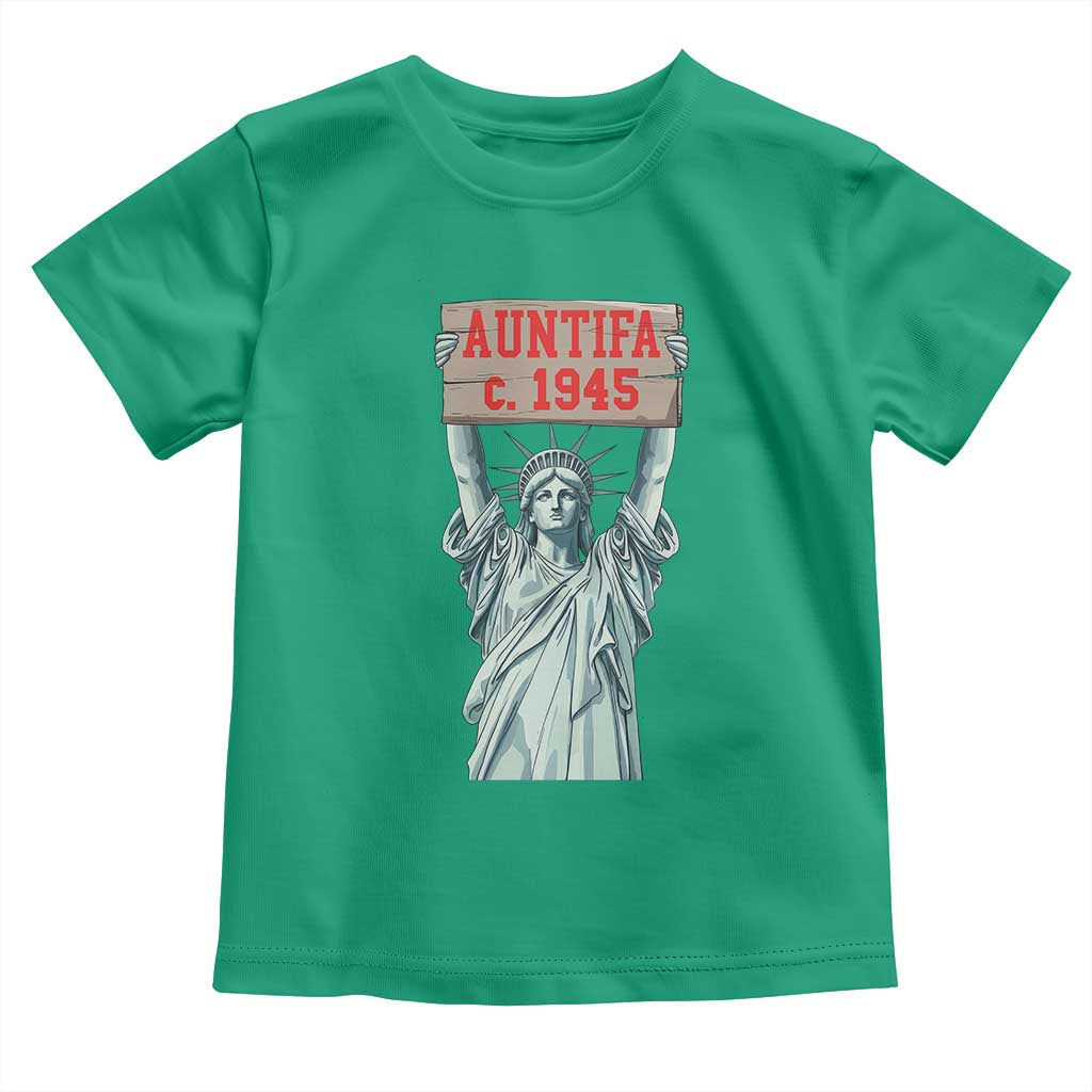 Antifa Fascism Toddler T Shirt Statue of Liberty Anti Fascism Patriotic - Wonder Print Shop