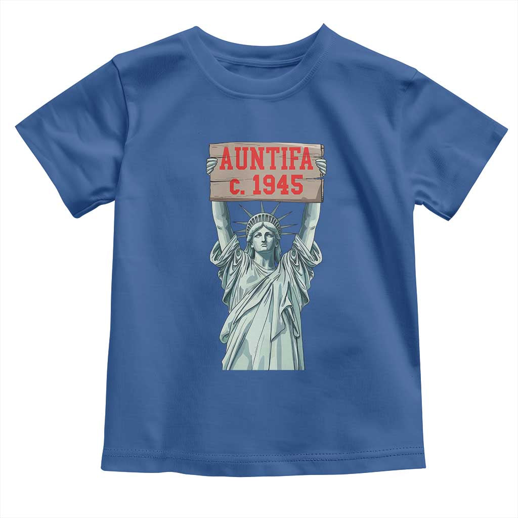 Antifa Fascism Toddler T Shirt Statue of Liberty Anti Fascism Patriotic - Wonder Print Shop