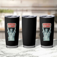 Antifa Fascism Tumbler Cup Statue of Liberty Anti Fascism Patriotic - Wonder Print Shop