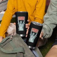 Antifa Fascism Tumbler Cup Statue of Liberty Anti Fascism Patriotic - Wonder Print Shop