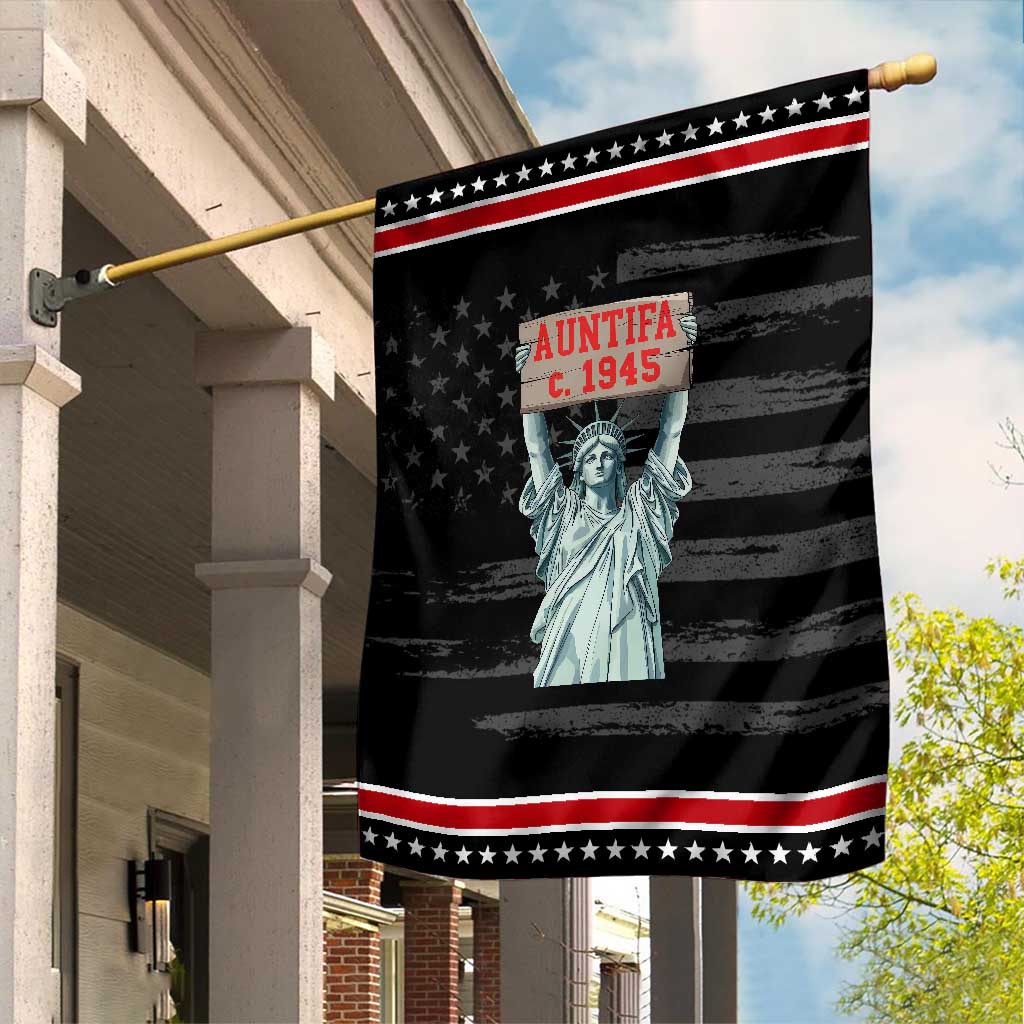 Antifa Fascism Garden Flag Statue of Liberty Anti Fascism Patriotic