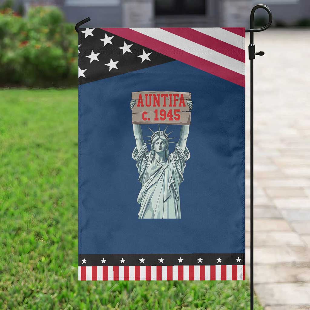 Antifa Fascism Garden Flag Statue of Liberty Anti Fascism Patriotic