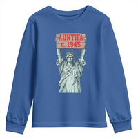 Antifa Fascism Youth Sweatshirt Statue of Liberty Anti Fascism Patriotic - Wonder Print Shop