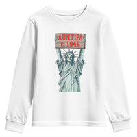 Antifa Fascism Youth Sweatshirt Statue of Liberty Anti Fascism Patriotic - Wonder Print Shop