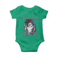 Not Now Kitten Daddy Increasing Shareholder Value Baby Onesie Funny Werewolf Meme Sarcastic