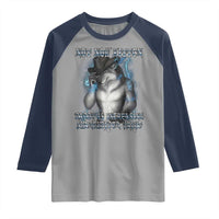 Not Now Kitten Daddy Increasing Shareholder Value Raglan Shirt Funny Werewolf Meme Sarcastic