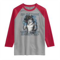 Not Now Kitten Daddy Increasing Shareholder Value Raglan Shirt Funny Werewolf Meme Sarcastic