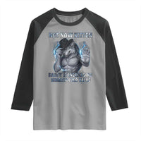Not Now Kitten Daddy Increasing Shareholder Value Raglan Shirt Funny Wolf Meme
