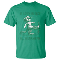 Cowboy Cat St Patrick Day T Shirt If I Shenan Once I'll Shenanigan