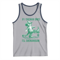 Cowboy Cat St Patrick Day Tank Top If I Shenan Once I'll Shenanigan