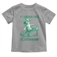 Cowboy Cat St Patrick Day Toddler T Shirt If I Shenan Once I'll Shenanigan