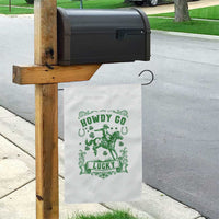 Cowboy St Patrick's Day Garden Flag Howdy Go Lucky