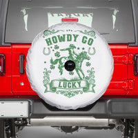 Cowboy St Patrick's Day Spare Tire Cover Howdy Go Lucky