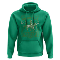 Cowboy St Patrick's Day Hoodie Howdy Go Lucky