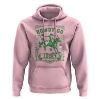 Cowboy St Patrick's Day Hoodie Howdy Go Lucky