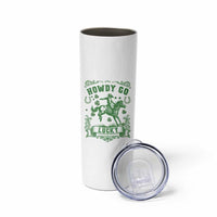 Cowboy St Patrick's Day Skinny Tumbler Howdy Go Lucky