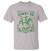 Cowboy St Patrick's Day T Shirt Howdy Go Lucky