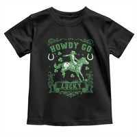 Cowboy St Patrick's Day Toddler T Shirt Howdy Go Lucky