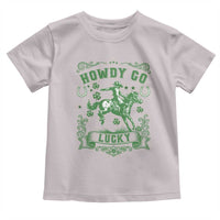Cowboy St Patrick's Day Toddler T Shirt Howdy Go Lucky