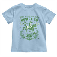 Cowboy St Patrick's Day Toddler T Shirt Howdy Go Lucky