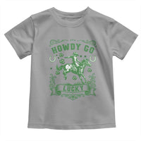 Cowboy St Patrick's Day Toddler T Shirt Howdy Go Lucky