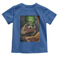 Funny Raccoon St Patrick's Day Toddler T Shirt Raccoon Eating Corned Beef Meme