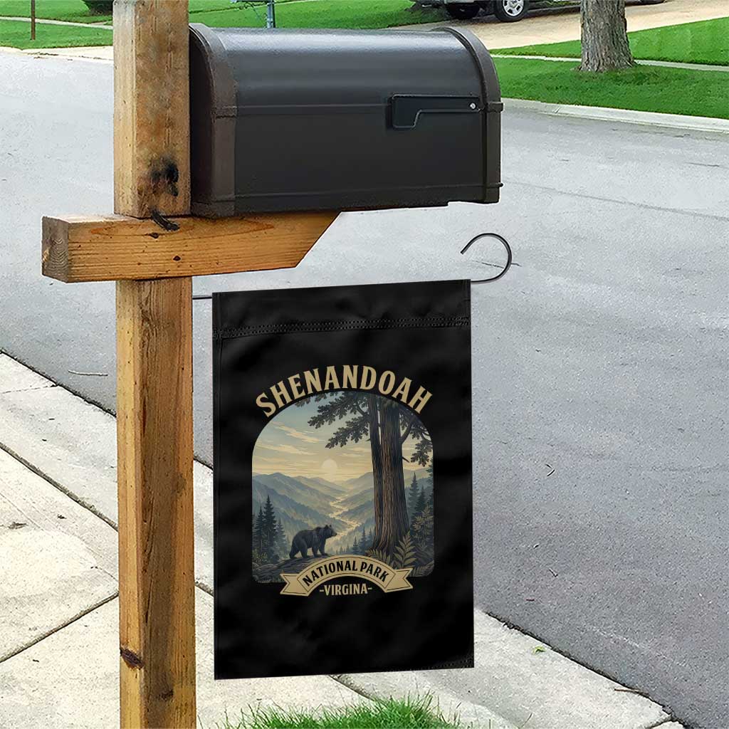 Shenandoah National Park Garden Flag Vintage Virginia Nature Mountain Bear