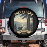 Shenandoah National Park Spare Tire Cover Vintage Virginia Nature Mountain Bear