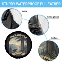 Shenandoah National Park Spare Tire Cover Vintage Virginia Nature Mountain Bear