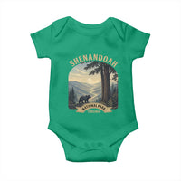 Shenandoah National Park Baby Onesie Vintage Virginia Nature Mountain Bear