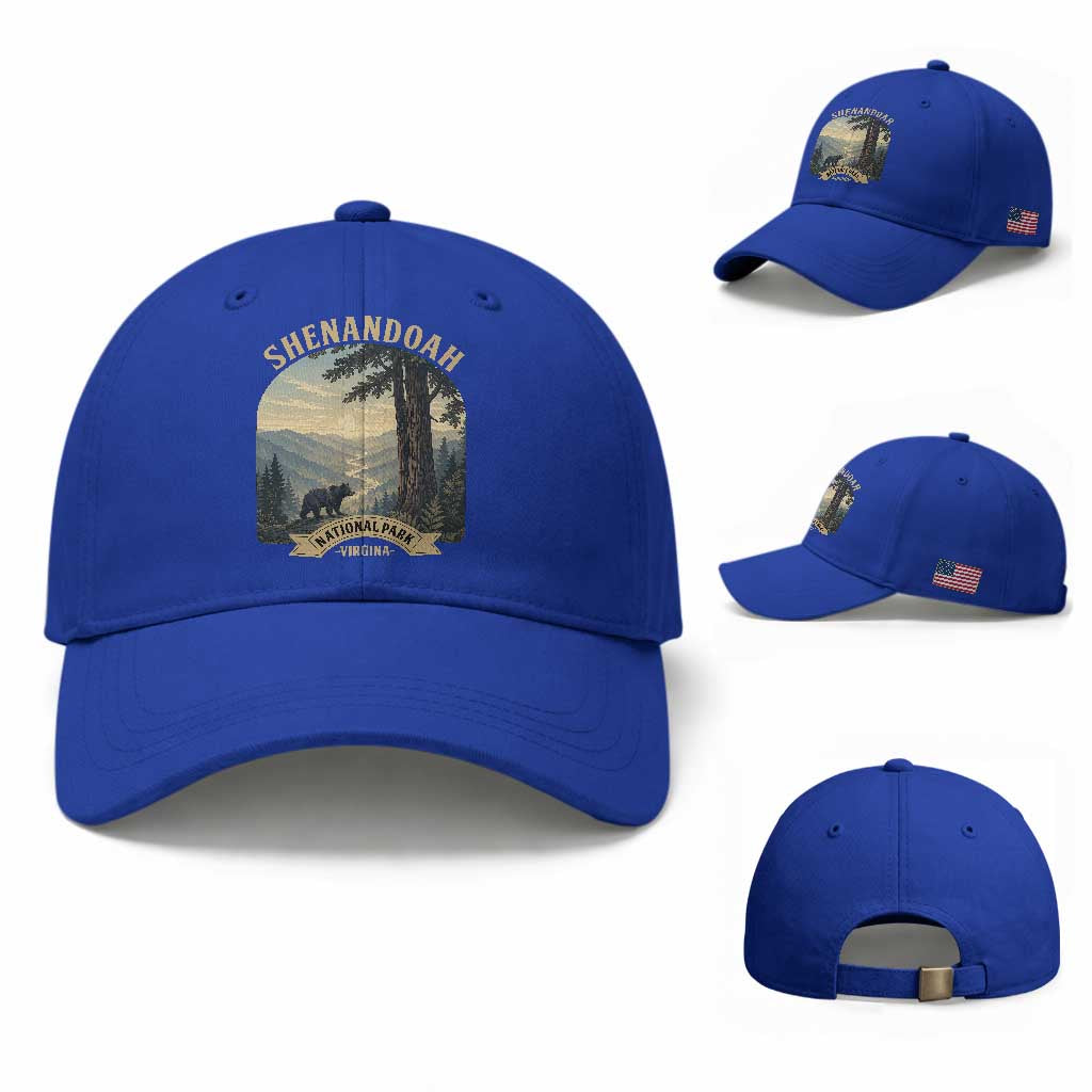 Shenandoah National Park Baseball Cap Vintage Virginia Nature Mountain Bear