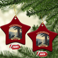 Shenandoah National Park Ceramic Ornament Vintage Virginia Nature Mountain Bear