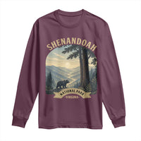 Shenandoah National Park Long Sleeve Shirt Vintage Virginia Nature Mountain Bear