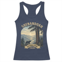 Shenandoah National Park Racerback Tank Top Vintage Virginia Nature Mountain Bear