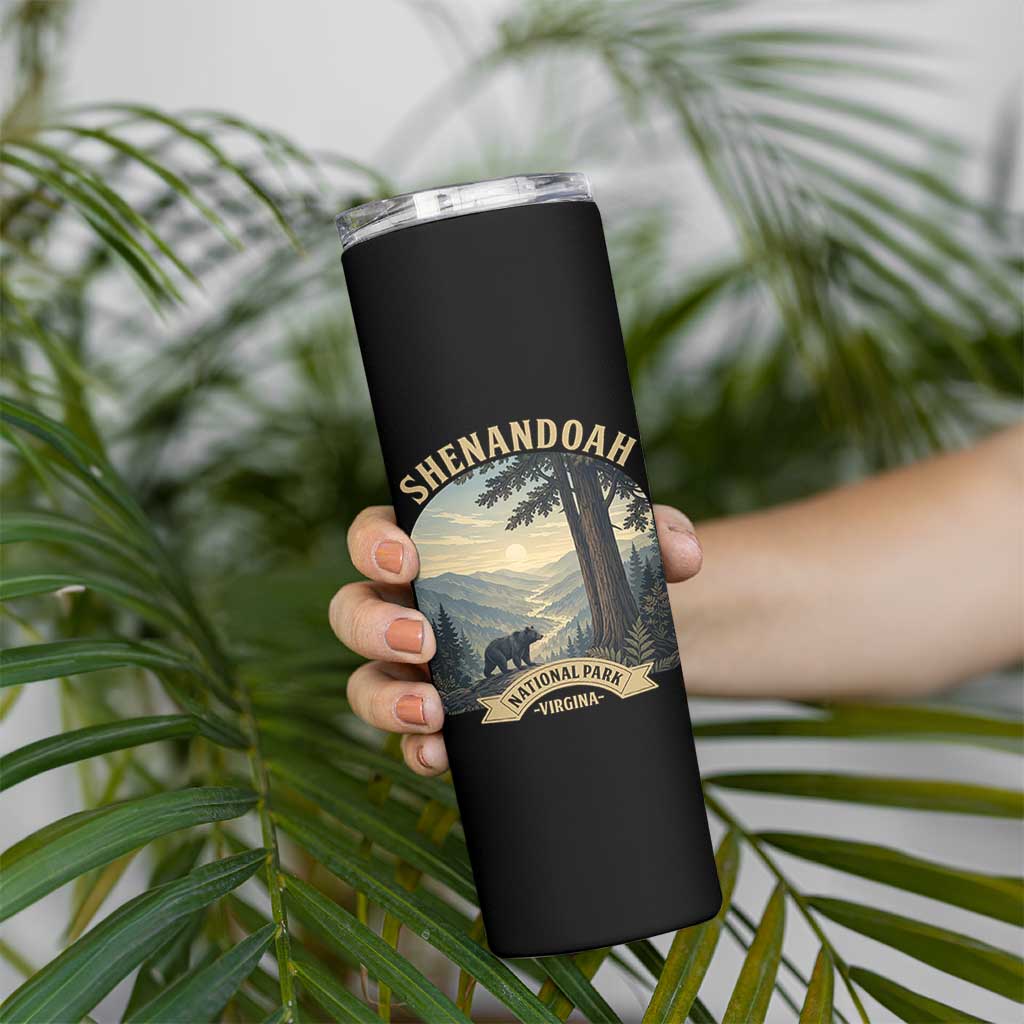 Shenandoah National Park Skinny Tumbler Vintage Virginia Nature Mountain Bear