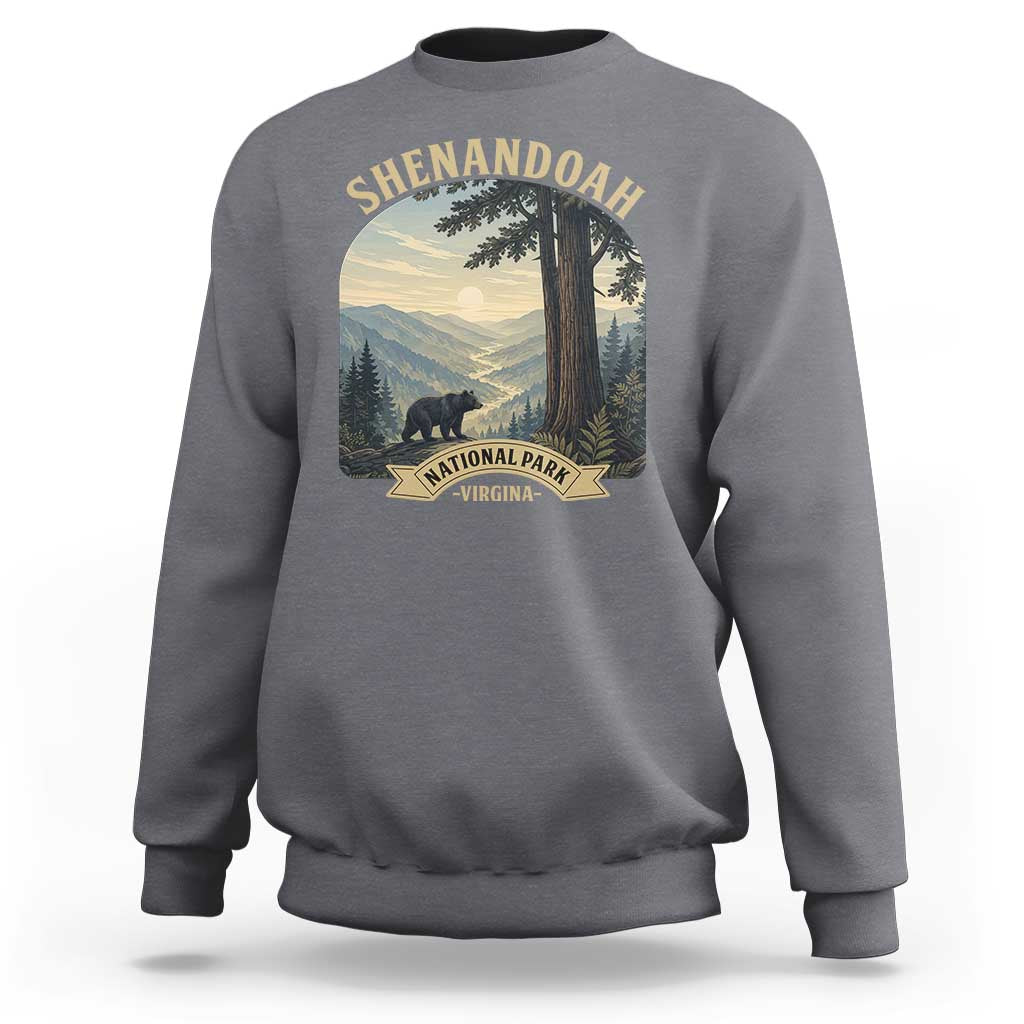 Shenandoah National Park Sweatshirt Vintage Virginia Nature Mountain Bear