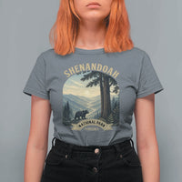Shenandoah National Park T Shirt For Women Vintage Virginia Nature Mountain Bear
