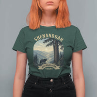 Shenandoah National Park T Shirt For Women Vintage Virginia Nature Mountain Bear