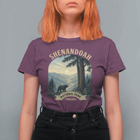 Shenandoah National Park T Shirt For Women Vintage Virginia Nature Mountain Bear