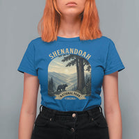 Shenandoah National Park T Shirt For Women Vintage Virginia Nature Mountain Bear