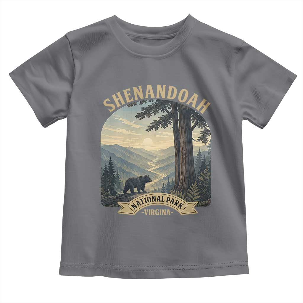 Shenandoah National Park Toddler T Shirt Vintage Virginia Nature Mountain Bear