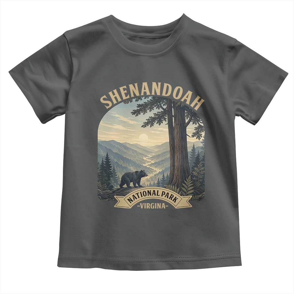 Shenandoah National Park Toddler T Shirt Vintage Virginia Nature Mountain Bear