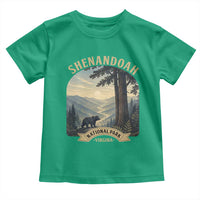 Shenandoah National Park Toddler T Shirt Vintage Virginia Nature Mountain Bear